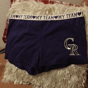 Colorado Rockies hottie purple shorts sz M